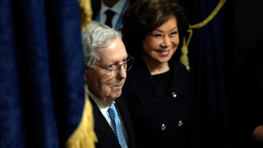 ‘A bizarre thing to do’: Eyebrows rise after Mitch McConnell’s wife took unexpected trip