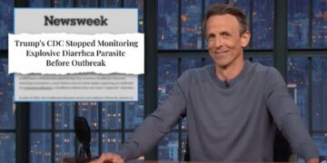 Seth Meyers Warns There’s Only One Way He’ll Stop Talking About Explosive Diarrhea Parasite