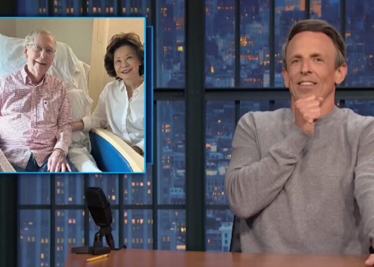 Seth Meyers Thinks Mitch McConnell Would’ve Gotten Better Crowd Response Than Trump at WHCD