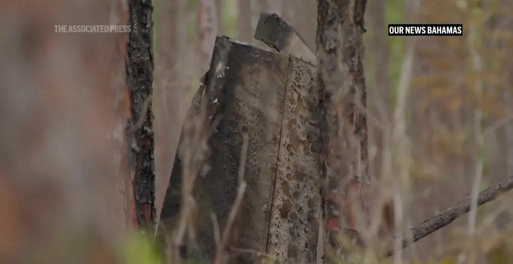 Debris from a small plane crash in the Bahamas.