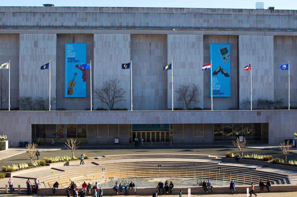 The Smithsonian Museum of American History on the National Mall in Washington.