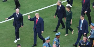 Trump booed at the World Cup Final after being introduced for trophy ceremony