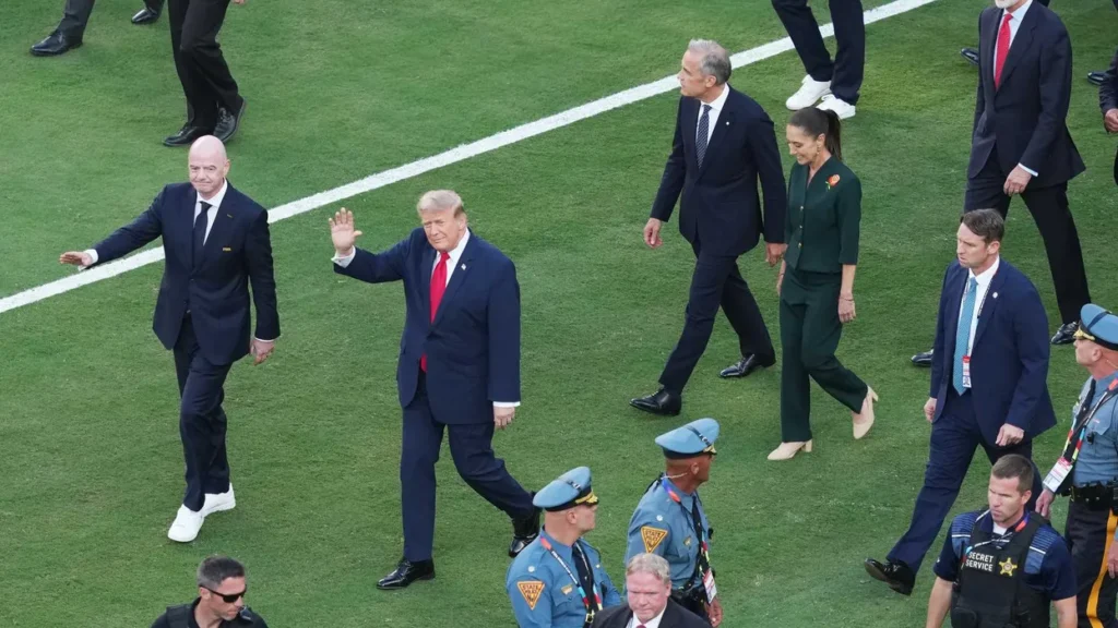 Trump booed at the World Cup Final after being introduced for trophy ceremony