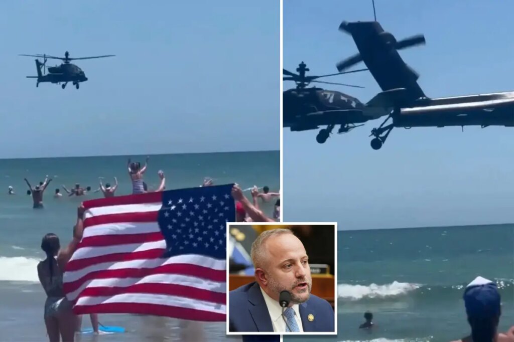 South Carolina National Guard suspends Apache pilots who dazzled beachgoers, prompting outrage: ‘Should be celebrated, not sanctioned’ 