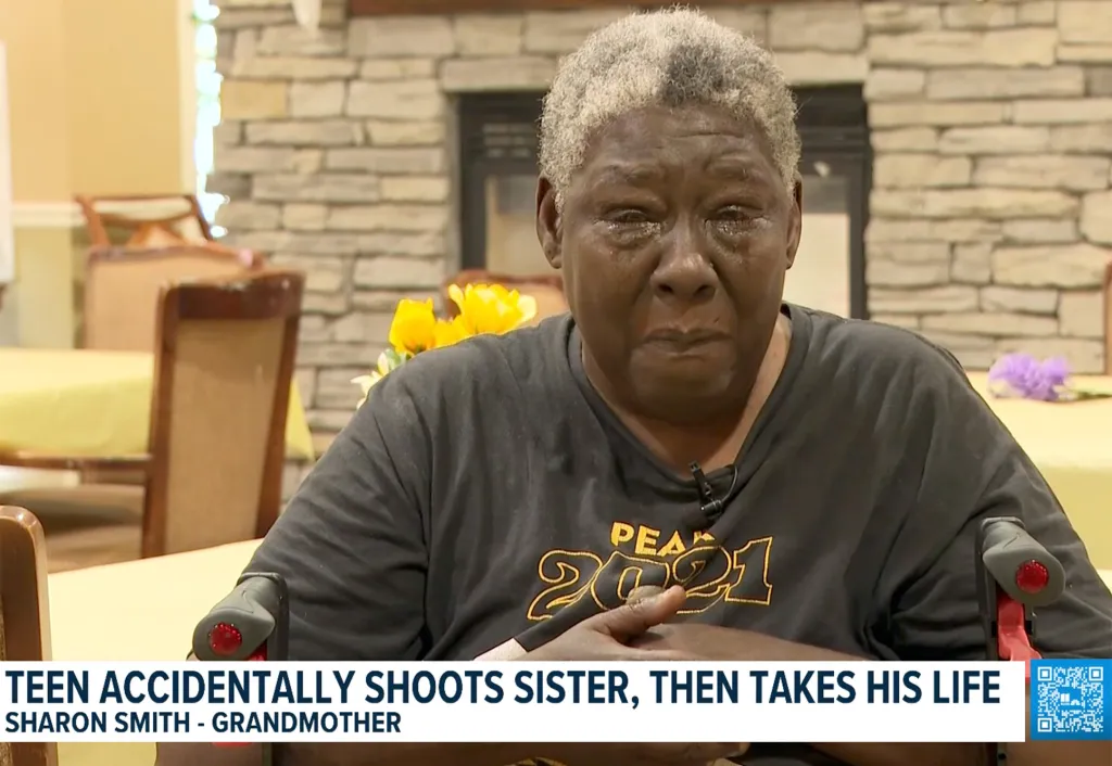Sharon Smith, the grandmother of the teens who were shot, is devastated and calling for gun control for children.