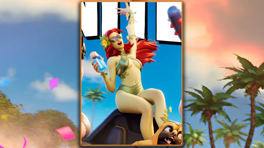 Summer Poison Ivy Skin Fortnite