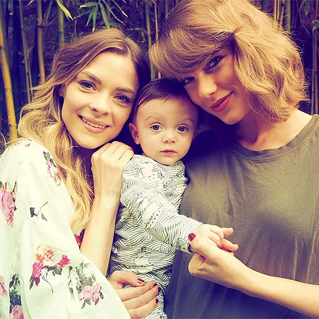Taylor Swift with Jaime King and her son Leo Thames.