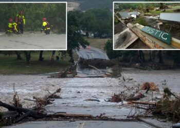 Deadly Texas flood sweeps away deer in heartbreaking video — as emergency warnings issued in city where Camp Mystic tragedy struck