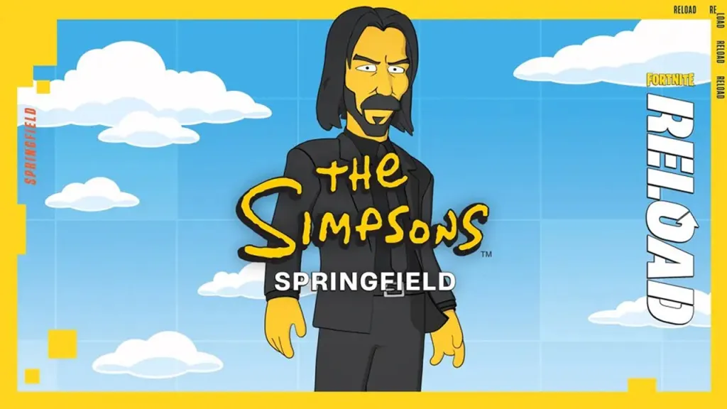 The Simpsons Fortnite Reload John Wick Sprite