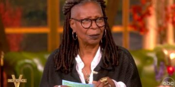 Whoopi Goldberg Begs Tucker Carlson to ‘Wipe Your Face’ After Bloomberg Interview: ‘Maybe He Was Foaming at the Mouth’