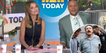 ‘Today’ show intruder spotted lurking behind Savannah Guthrie on live TV before storming studio