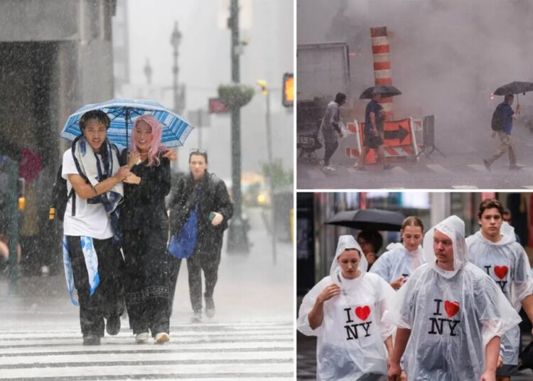 Treacherous downpours and flash flooding to pummel NYC on Monday: ‘Take these warnings seriously’