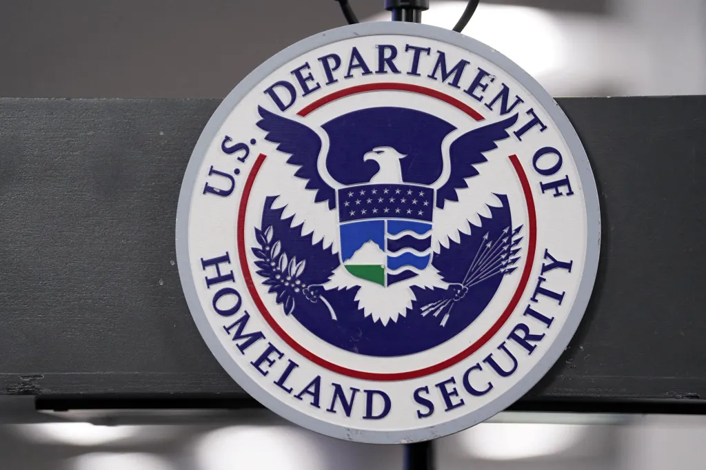 The U.S. Department of Homeland Security seal.