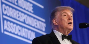 Trump roasts his own Cabinet member during WHCD speech: ‘He’s a piece of work’
