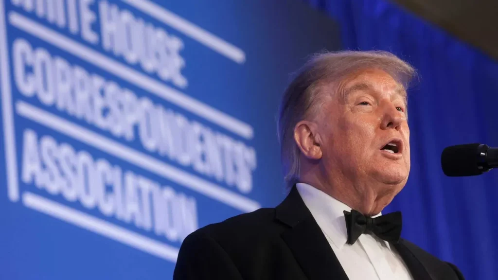 Trump roasts his own Cabinet member during WHCD speech: ‘He’s a piece of work’