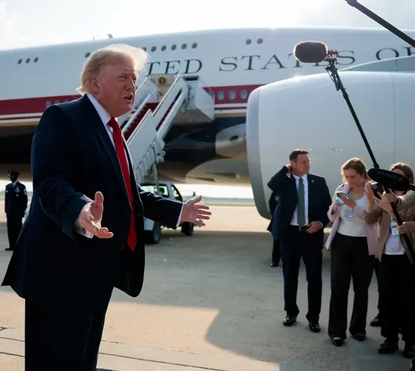‘Anyone buy that?’ MS NOW suspects Trump’s bizarre Qatari jet answer was a ‘cover story’