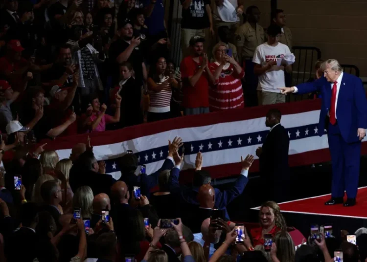 ‘Seriously?’ Trump alarms niece with rally full of ‘fabricated victories’ and ‘lies’