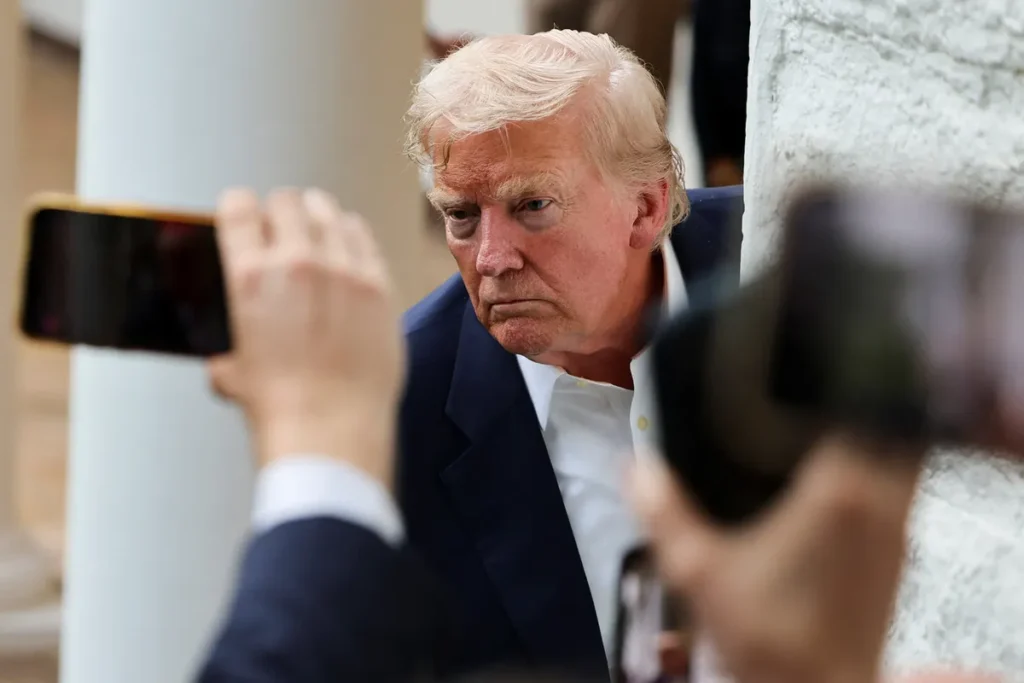 Trump casts doubt on accusations against Graham Platner in strange rant