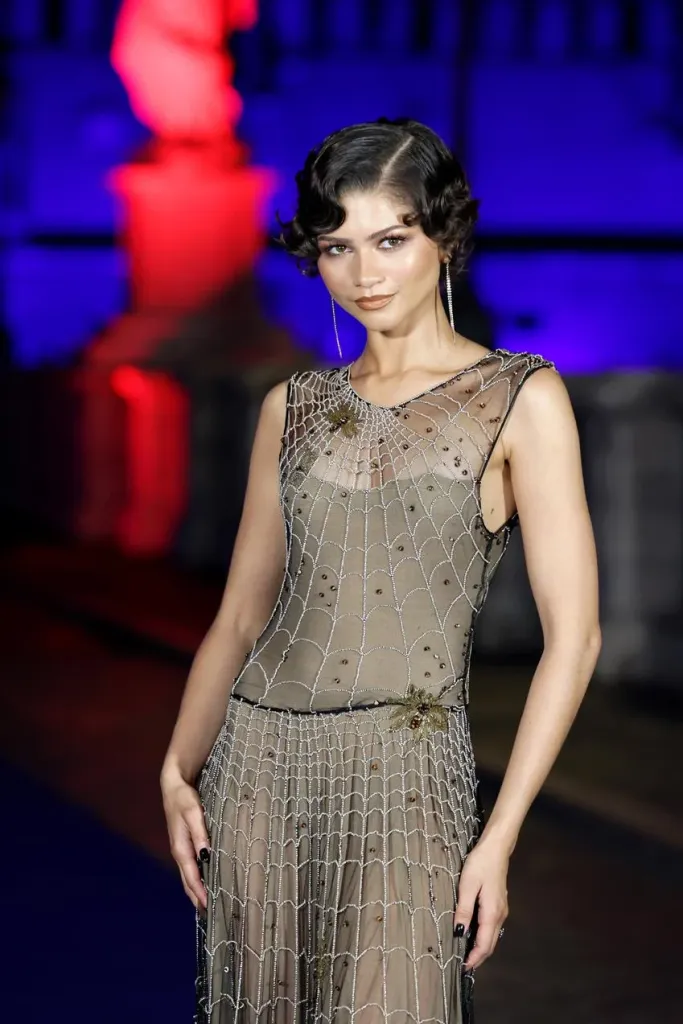 Tiffany ambassador Zendaya wearing Tiffany Elsa Peretti snake earrings. Source: Tiffany & Co.