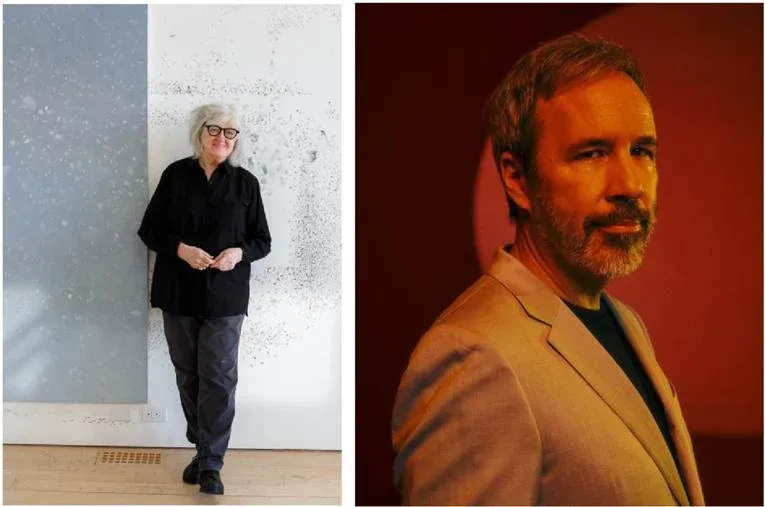 Vija Celmins, left. Source: Laurie Lambrecht. Denis Villeneuve, right. Source: Ethan Benavidez