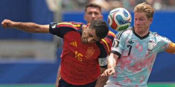 Mikel Merino saves Spain against Belgium, setting up World Cup showdown with France