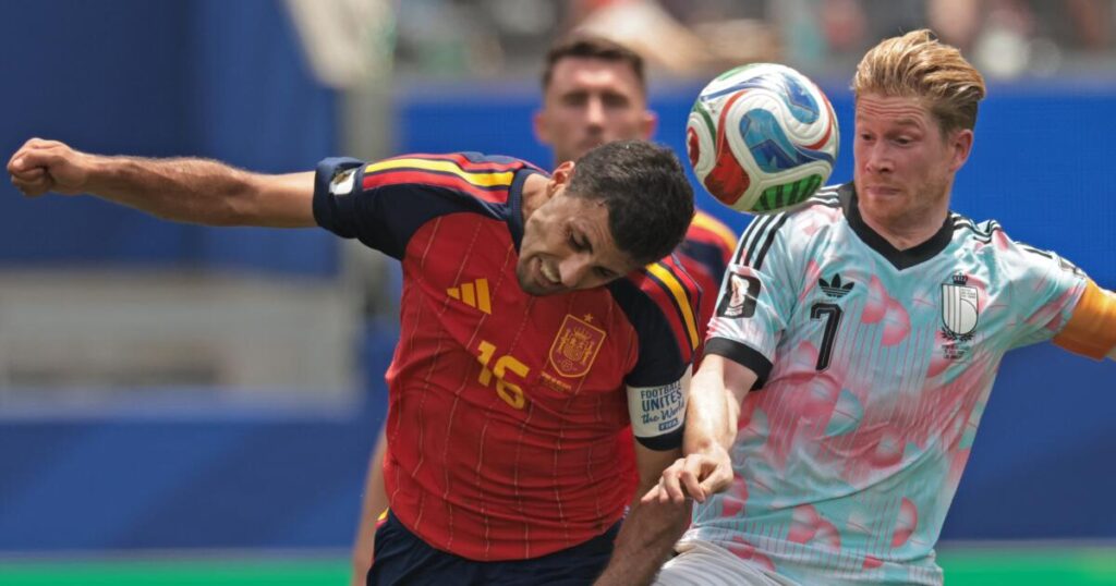 Mikel Merino saves Spain against Belgium, setting up World Cup showdown with France