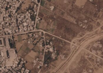 Israel is building a miles-long earthen barrier inside Gaza, entrenching its division