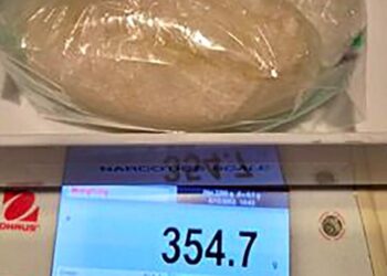Passenger leaves behind huge hunk of meth in rideshare vehicle