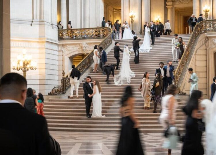 The fierce competition to get married at California’s most popular public buildings