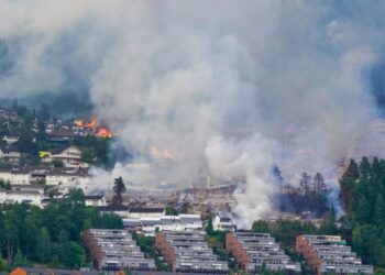 Norway’s largest fire in modern era destroys more than 100 homes