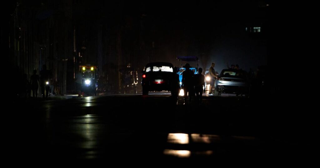 An islandwide blackout strikes Cuba for the second time this week as its grid crumbles