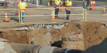 ‘Significant progress’ made on ruptured WeHo water main. Sunset Strip remains closed