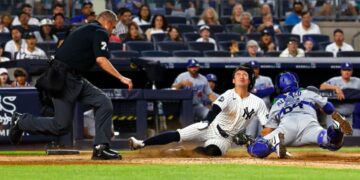 Eliezer Alfonzo delivers emotional first hit in Dodgers’ loss to Yankees