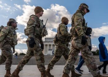 Why are 4,000 National Guard still patrolling Washington?