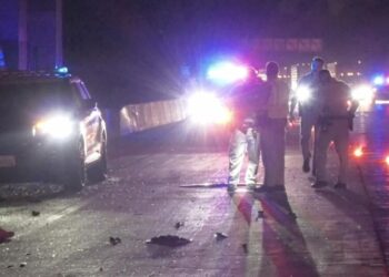 L.A. firefighters mourn colleague killed in highway collision with semi truck