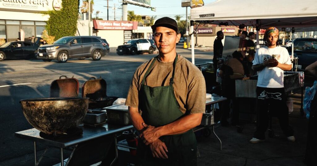 How a former Las Vegas casino chef built L.A.’s viral new taco stand