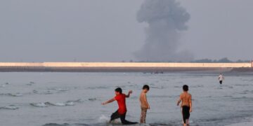 Drones target Iraqi city where U.S. forces are based as Iran fighting escalates