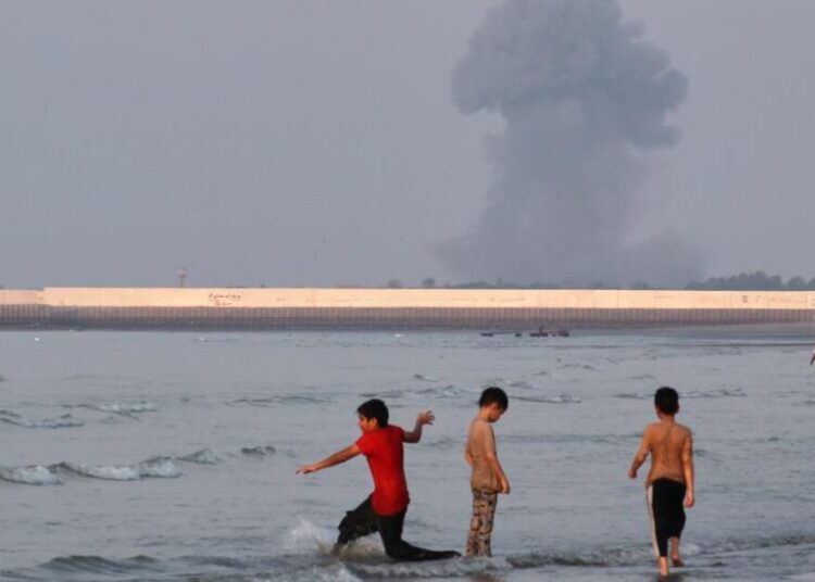 Drones target Iraqi city where U.S. forces are based as Iran fighting escalates