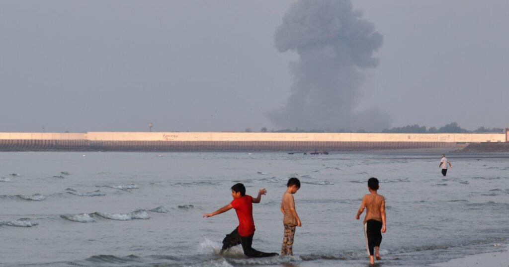 Drones target Iraqi city where U.S. forces are based as Iran fighting escalates