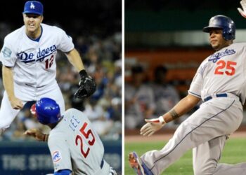 Hall of Famers Jeff Kent and Andruw Jones played one forgettable Dodgers season together