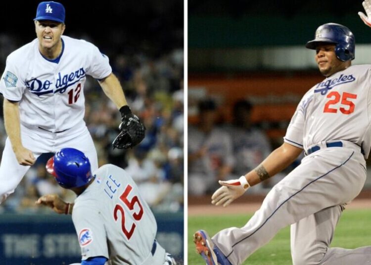 Hall of Famers Jeff Kent and Andruw Jones played one forgettable Dodgers season together