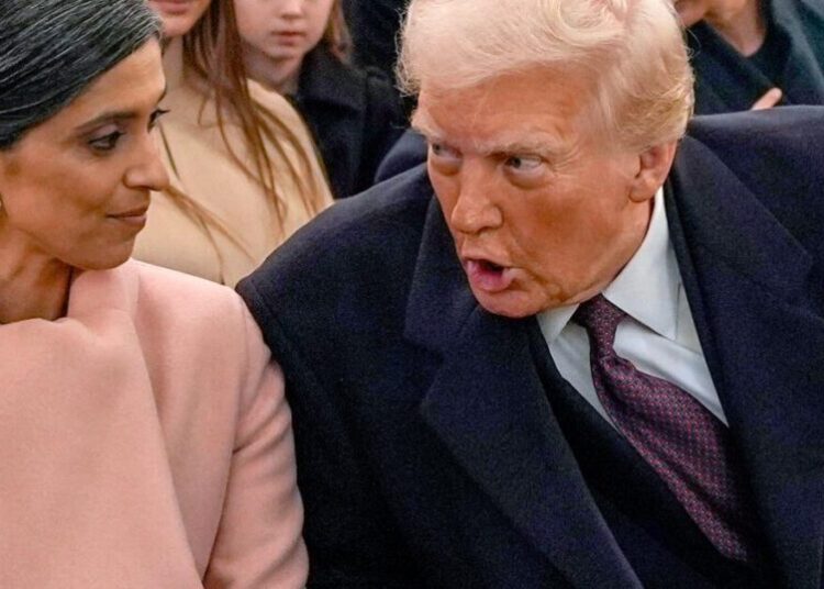 Trump reads a children’s book, riffing on past presidents and himself