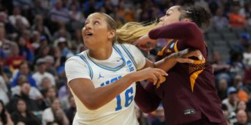 UCLA women’s basketball embraces new players, tougher standards in bid to repeat as champs