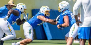 With Rashawn Slater and Joe Alt back, Chargers open camp in a ‘Christmas’ mood
