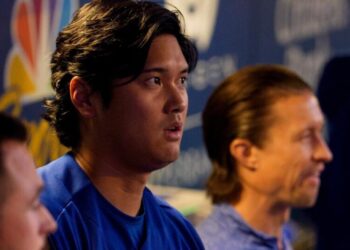 ‘It looked good.’ Dodgers encouraged by Shohei Ohtani bullpen session after knee injury