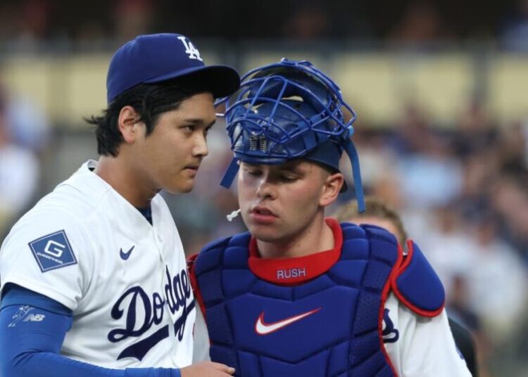 Shohei Ohtani and Dalton Rushing back in sync during Dodgers’ win over Padres