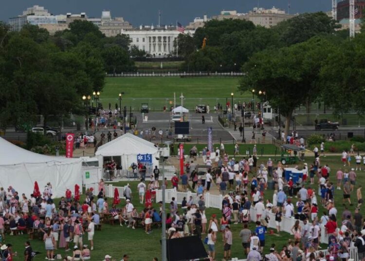 Evacuation ordered at National Mall as storms gather ahead of Trump’s America 250 speech