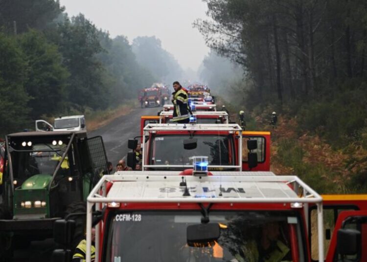 France and Spain battle wildfires as more than 250,000 people are forced to flee homes