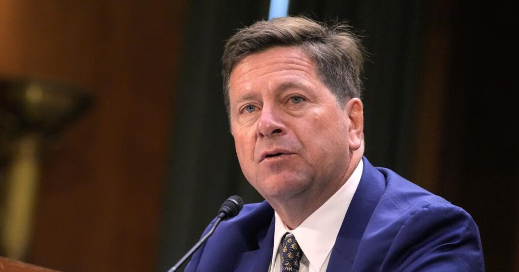 Trump’s intelligence nominee Jay Clayton clashes with Democrats over 2020 election