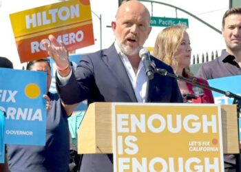 GOP gubernatorial candidate Steve Hilton pleads case to anti-Trump voters